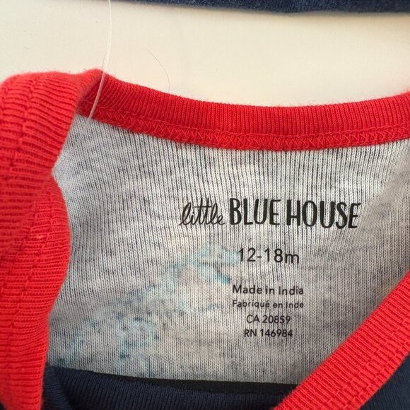 Little Blue House By Hatley Baby Body Suit & Hat Dinosaurs 12-18 months NEW Dino - Picture 8 of 10